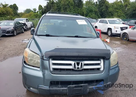 2006 Honda Pilot Ex-L из США, поврежденный, VIN 2HKYF18626H547329